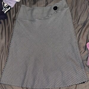 Christopher & Banks Houndstooth Skirt (Like New)